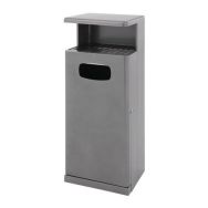 Poubelle d'extérieur avec auvent 55L - Vepabins