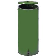 Poubelle double battants avec pédale 120L -Var