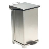 Poubelle industrielle à pédale - 45L ou 90L - Manutan Expert