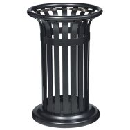 Poubelle métal Tulipe 60l - anthracite mat 7016 Rossignol-Rossignol Pro