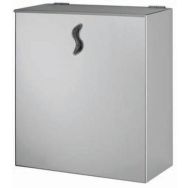 Poubelle murale Brinox AISI 304 - Brillant - 10 L