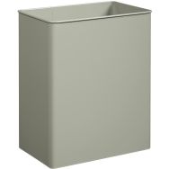 Poubelle pivotante rectangulaire murale Tourny - 27l - gris ciment-Rossignol Pro
