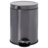 Poubelle ronde à pédale en acier inoxydable 6L - Rubbermaid