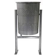 Poubelle ronde métal 60 L