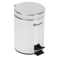 Poubelle sanitaire Inox à pédale Manutan - Manutan Expert