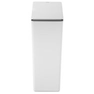 Poubelle touch Morandi 40 L, EKO blanc
