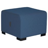 Pouf 1 place Hizia tissu polyester - Alba