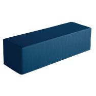 Pouf 3 places Diabolo Junior enduit PVC Pétrole