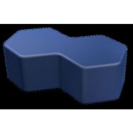 Pouf Honey décagone H30cm LXHXP:86x30x47,5 cm