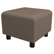 Pouf Izari enduit PVC M1 Terre