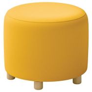 Pouf Joris Ø 50 cm tissu polyester