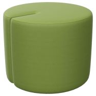 Pouf Tri Ply Ø 55 cm tissu enduit