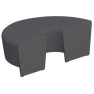 Pouf accueil Ola demi-rond Nowy Styl
