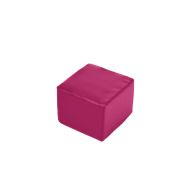 Pouf carré Bambino hauteur d’assise 22 cm coloris fuchsia
