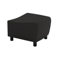 Pouf d'angle Izari tissu M1 Noir