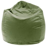 Pouf poire William Velvet sauge