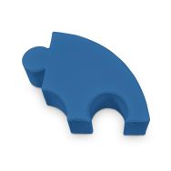 Pouf puzzle H.10cm courbe LXHXP:55x10x55 cm