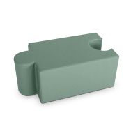 Pouf puzzle H.20cm droit LXHXP:74x20x40 cm