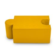 Pouf puzzle H.30cm droit LXHXP:74x30x40 cm