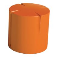 Pouf rond Connexio - orange