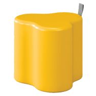 Pouf trèfle LudiKid H. 35 cm  jaune 1123-Manutan Expert