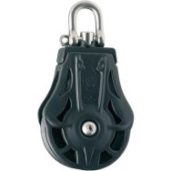 Poulie plastique D70mm - accroche inox - pour cordage D14mm - Wichard