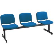 Poutre Agora 3 Places ass/dos tissu Bleu