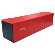 Poutre carré rouge/bleu marine