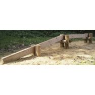 Poutre d'équilibre version rondins