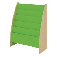 Présentoir à livres Basik 72 x 34 x 92 cm - hêtre/vert