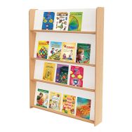 Présentoir à livres Basik mural 94 x 20 x 130 cm - hêtre