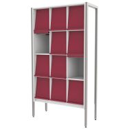 Présentoir à revues Ellipse structure tube - Manutan Expert