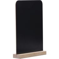 Présentoir de table ardoise et bois A4 - Bi-Silque