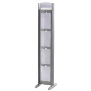 Présentoir fixe Totem - Double face - 8 cases A4