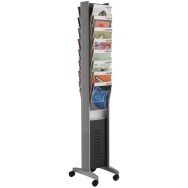 Présentoir mobile Epi 16 cases coloris alu