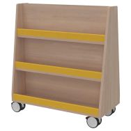 Présentoir mobile Filou à roulettes tournesol