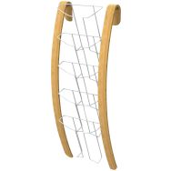 Présentoir mural Wall en bois avec 5 cases A4