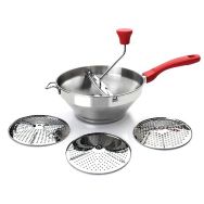 Presse purée inox 24cm 3 disques