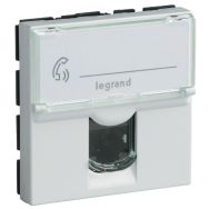 Prise RJ45 catégorie 5 FTP 2 modules Legrand Mosaic