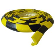 Protection d'angle en mousse Noir/jaune 30mm / 5m