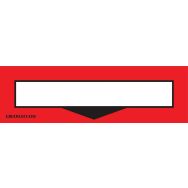 Protection pour étiquette marquage au sol DuraStripe - Rouge - Ergomat