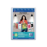 Protège-Documents Polyvision A4 120 vues / 60 pochettes Couverture Polypro Incolore