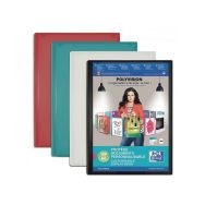 Protège-Documents Polyvision A4 120 vues / 60 pochettes Couverture Polypro Opaque Coloris Assortis