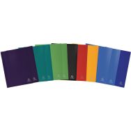 Protège-documents polypropylène opaque souple 100 vues - Coloris assortis - Lot de 12