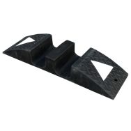 Protège câbles poids lourds 2 canaux Ø 75 mm