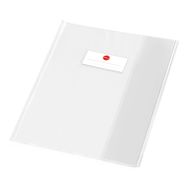 Protège cahier plastique 24x32 cm cristal transparent épaisseur: 20/100e - incolore
