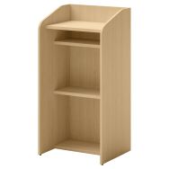 Pupitre accueil mobile Bienvenu Chêne