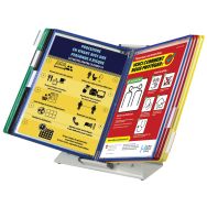 Pupitre antimicrobien - A4 - 10 poches - assorti