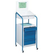 Pupitre d'atelier mobile - 1 porte