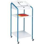 Pupitre d'atelier mobile - 2 tablettes